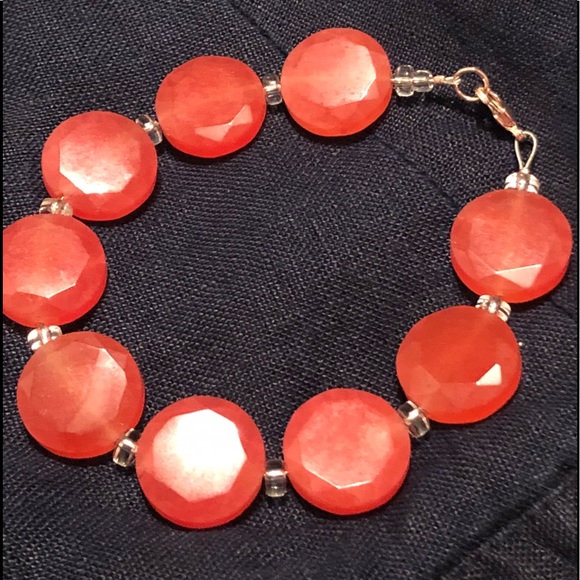 Lovely bracelet with semi-precious stones - Picture 3 of 6